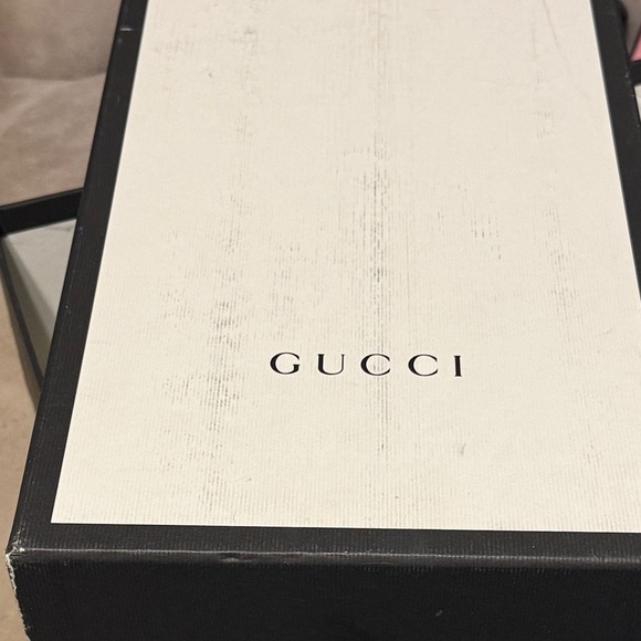 Gucci Women's Yoko Snake Black and Red Leather Loafers - Picture 7 of 7